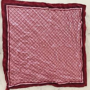 Coach 100% Silk Scarf